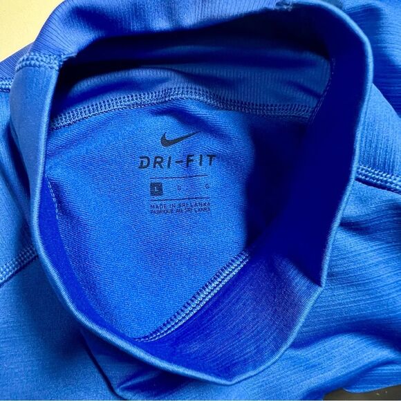 NWT Nike Therma Dri Fit Slim Fit Mock Neck Long Sleeve Shirt Large - Picture 11 of 11